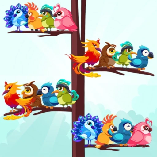 Bird Sort Color Puzzle Game 官方图标